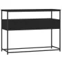 Black engineered wood console table 100x40x75 cm by , Side tables - Ref: Foro24-834150, Price: 72,43 €, Discount: %