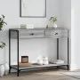 Sonoma gray engineered wood console table 100x34.5x75 cm by , Side tables - Ref: Foro24-834173, Price: 72,99 €, Discount: %