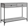 Mesa consola madera de ingeniería gris Sonoma 100x34,5x75 cm de , Mesas auxiliares - Ref: Foro24-834173, Precio: 74,63 €, Des...