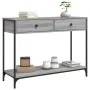 Sonoma gray engineered wood console table 100x34.5x75 cm by , Side tables - Ref: Foro24-834173, Price: 72,99 €, Discount: %