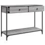 Sonoma gray engineered wood console table 100x34.5x75 cm by , Side tables - Ref: Foro24-834173, Price: 72,99 €, Discount: %