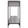 Mesa consola madera de ingeniería gris Sonoma 100x34,5x75 cm de , Mesas auxiliares - Ref: Foro24-834173, Precio: 74,52 €, Des...