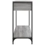 Sonoma gray engineered wood console table 100x34.5x75 cm by , Side tables - Ref: Foro24-834173, Price: 72,99 €, Discount: %