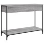 Sonoma gray engineered wood console table 100x34.5x75 cm by , Side tables - Ref: Foro24-834173, Price: 74,63 €, Discount: %