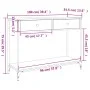 Sonoma gray engineered wood console table 100x34.5x75 cm by , Side tables - Ref: Foro24-834173, Price: 72,99 €, Discount: %