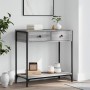 Sonoma grauer Konsolentisch aus Holzwerkstoff, 75 x 34,5 x 75 cm von , Seitentische - Ref: Foro24-834178, Preis: 58,88 €, Rab...