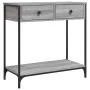 Sonoma gray engineered wood console table 75x34.5x75 cm by , Side tables - Ref: Foro24-834178, Price: 57,39 €, Discount: %