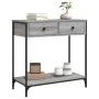 Sonoma gray engineered wood console table 75x34.5x75 cm by , Side tables - Ref: Foro24-834178, Price: 57,39 €, Discount: %