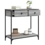 Sonoma gray engineered wood console table 75x34.5x75 cm by , Side tables - Ref: Foro24-834178, Price: 57,39 €, Discount: %