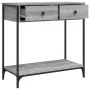 Sonoma gray engineered wood console table 75x34.5x75 cm by , Side tables - Ref: Foro24-834178, Price: 57,39 €, Discount: %