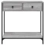 Sonoma gray engineered wood console table 75x34.5x75 cm by , Side tables - Ref: Foro24-834178, Price: 57,39 €, Discount: %
