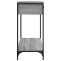 Sonoma gray engineered wood console table 75x34.5x75 cm by , Side tables - Ref: Foro24-834178, Price: 57,39 €, Discount: %