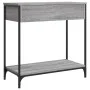 Sonoma gray engineered wood console table 75x34.5x75 cm by , Side tables - Ref: Foro24-834178, Price: 57,39 €, Discount: %