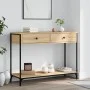 Sonoma oak engineered wood console table 100x34.5x75 cm by , Side tables - Ref: Foro24-834171, Price: 79,16 €, Discount: %