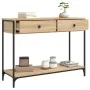 Sonoma oak engineered wood console table 100x34.5x75 cm by , Side tables - Ref: Foro24-834171, Price: 79,16 €, Discount: %