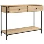 Sonoma oak engineered wood console table 100x34.5x75 cm by , Side tables - Ref: Foro24-834171, Price: 79,16 €, Discount: %