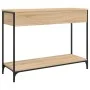 Sonoma oak engineered wood console table 100x34.5x75 cm by , Side tables - Ref: Foro24-834171, Price: 79,16 €, Discount: %