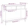 Sonoma oak engineered wood console table 100x34.5x75 cm by , Side tables - Ref: Foro24-834171, Price: 79,16 €, Discount: %