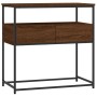 Oak brown engineered wood console table 75x40x75 cm by , Side tables - Ref: Foro24-834159, Price: 55,74 €, Discount: %