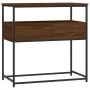 Oak brown engineered wood console table 75x40x75 cm by , Side tables - Ref: Foro24-834159, Price: 53,89 €, Discount: %