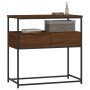 Oak brown engineered wood console table 75x40x75 cm by , Side tables - Ref: Foro24-834159, Price: 55,74 €, Discount: %