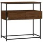 Oak brown engineered wood console table 75x40x75 cm by , Side tables - Ref: Foro24-834159, Price: 53,89 €, Discount: %