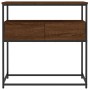 Oak brown engineered wood console table 75x40x75 cm by , Side tables - Ref: Foro24-834159, Price: 55,74 €, Discount: %