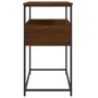 Oak brown engineered wood console table 75x40x75 cm by , Side tables - Ref: Foro24-834159, Price: 53,89 €, Discount: %