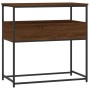 Oak brown engineered wood console table 75x40x75 cm by , Side tables - Ref: Foro24-834159, Price: 55,74 €, Discount: %