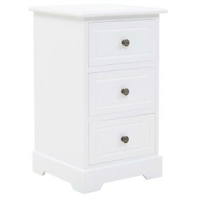 MDF and pine wood nightstand 35x32x59 cm by vidaXL, Nightstands - Ref: Foro24-245756, Price: 97,51 €, Discount: %