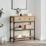 Sonoma oak engineered wood console table 72.5x25x75 cm by , Side tables - Ref: Foro24-834186, Price: 92,03 €, Discount: %