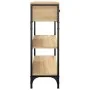 Sonoma oak engineered wood console table 72.5x25x75 cm by , Side tables - Ref: Foro24-834186, Price: 92,03 €, Discount: %