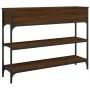 Oak brown engineered wood console table 100x25x75 cm by , Side tables - Ref: Foro24-834184, Price: 84,77 €, Discount: %
