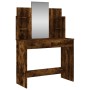 Dressing table with smoked oak mirror 96x39x142 cm by , Bedroom Dressers - Ref: Foro24-837579, Price: 79,80 €, Discount: %
