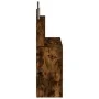 Tocador con espejo color roble ahumado 96x39x142 cm de , Tocadores para dormitorios - Ref: Foro24-837579, Precio: 68,40 €, De...