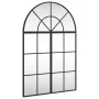 Black iron arch wall mirror 60x90 cm by , Mirrors - Ref: Foro24-3200605, Price: 127,68 €, Discount: %