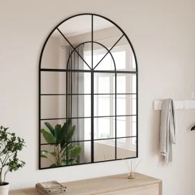 Schwarzer Eisenbogen-Wandspiegel 100x130 cm von , Spiegel - Ref: Foro24-3200613, Preis: 188,54 €, Rabatt: %