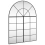 Espejo de pared arco de hierro negro 100x130 cm de , Espejos - Ref: Foro24-3200613, Precio: 200,50 €, Descuento: %