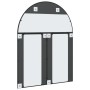 Espejo de pared arco de hierro negro 100x130 cm de , Espejos - Ref: Foro24-3200613, Precio: 200,50 €, Descuento: %