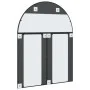 Espejo de pared arco de hierro negro 100x130 cm de , Espejos - Ref: Foro24-3200613, Precio: 196,48 €, Descuento: %
