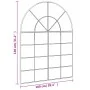 Espejo de pared arco de hierro negro 100x130 cm de , Espejos - Ref: Foro24-3200613, Precio: 196,48 €, Descuento: %