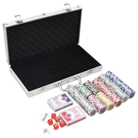 Pokerchip-Set 300 Stück 11,5g von , Pokerkoffer und Chips - Ref: Foro24-80417, Preis: 42,59 €, Rabatt: %