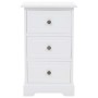 Mesita de noche MDF y madera de pino 35x32x59 cm de vidaXL, Mesitas de noche - Ref: Foro24-245756, Precio: 97,59 €, Descuento: %