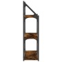 Wandregal aus Holzwerkstoff, geräucherte Eiche, 60 x 21 x 78,5 cm von , Regale und Regale - Ref: Foro24-835451, Preis: 38,97 ...