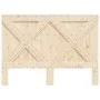 Solid pine wood headboard 140x104 cm by , Headboards and footboards - Ref: Foro24-358406, Price: 62,24 €, Discount: %