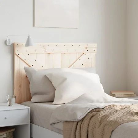 Solid pine wood headboard 90x104 cm by , Headboards and footboards - Ref: Foro24-358404, Price: 42,05 €, Discount: %