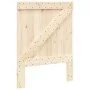 Cabecero de cama madera maciza de pino 80x104 cm de , Cabeceros y pies de cama - Ref: Foro24-358396, Precio: 41,52 €, Descuen...