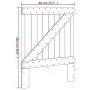 Cabecero de cama madera maciza de pino 80x104 cm de , Cabeceros y pies de cama - Ref: Foro24-358396, Precio: 41,52 €, Descuen...