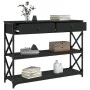 Schwarzer Konsolentisch aus Holzwerkstoff, 100 x 28 x 75 cm von , Seitentische - Ref: Foro24-834190, Preis: 82,21 €, Rabatt: %