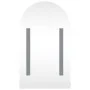 Bathroom cabinet with arched mirror and LED light black 42x13x70 cm by , bathroom vanities - Ref: Foro24-357975, Price: 105,5...